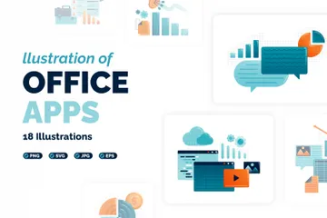 OFFICE-APPS Illustrationspack