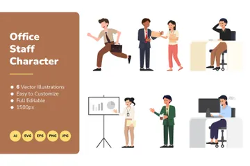 Office Character Illustration Pack
