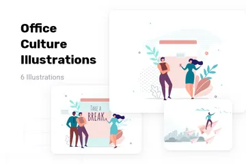 Office Culture Illustration Pack