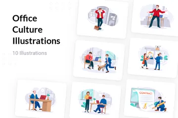 Office Culture Illustration Pack