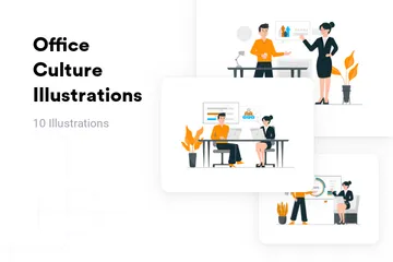 Office Culture Illustration Pack