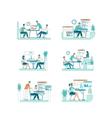 Office Employees Illustration Pack