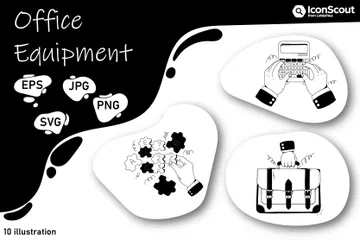 Office Equipment Illustration Pack