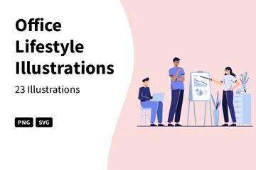 Office Lifestyle Illustration Pack