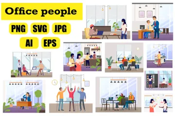 Office People Illustration Pack