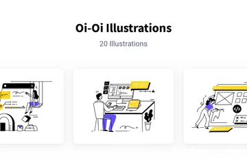 Oi-Oi Illustration Pack