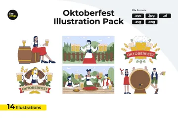 Oktoberfest Illustration Pack