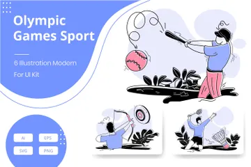 Olympic Games Illustration Pack