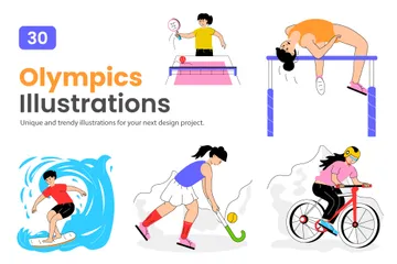 Olympics Illustration Pack