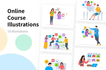 Online Course Illustration Pack