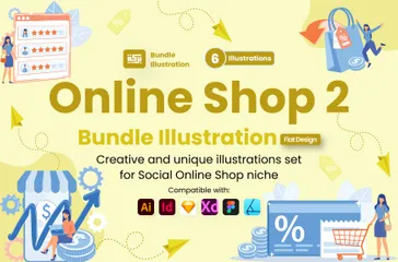 Online Shop Illustration Pack