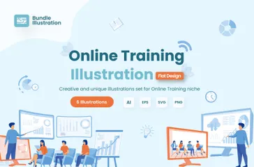 Online Training Illustration Pack
