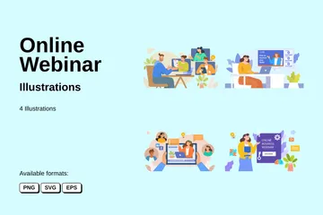 Online Webinar Illustration Pack