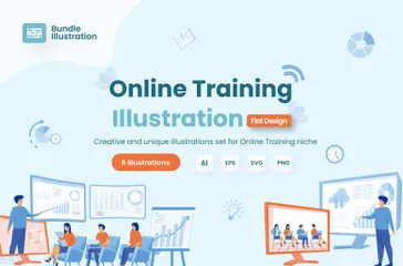 Onlinetraining Illustration Pack