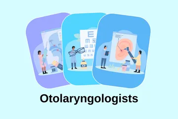 Otolaryngologists Illustration Pack