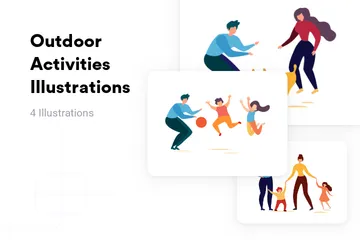 Outdoor Activities Illustration Pack