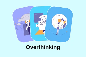Overthinking Illustration Pack