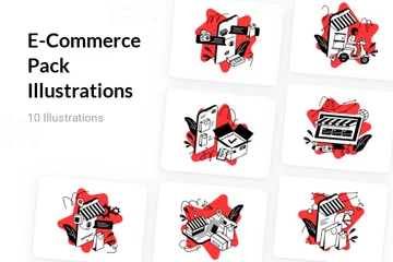 Pack E-Commerce Pack d'Illustrations