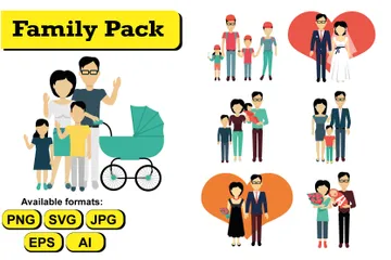 Pack Famille Pack d'Illustrations