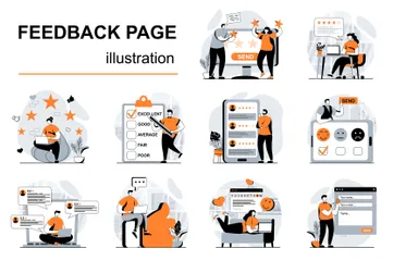 Page de commentaires Pack d'Illustrations