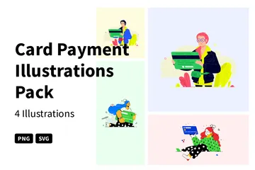 Paiement par carte Pack d'Illustrations