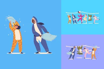 Pajama Party Illustration Pack
