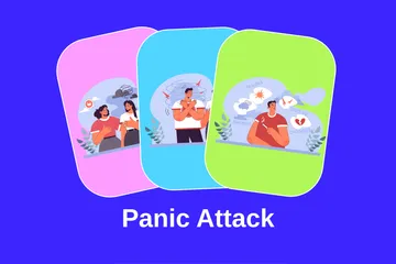 Panic Attack Illustration Pack