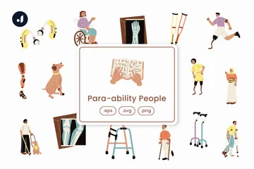 Para Ability People Illustration Pack