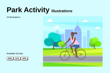 Activité du parc Pack d'Illustrations