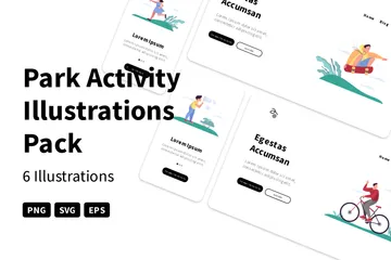 Activité du parc Pack d'Illustrations