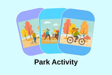 Activité du parc Pack d'Illustrations