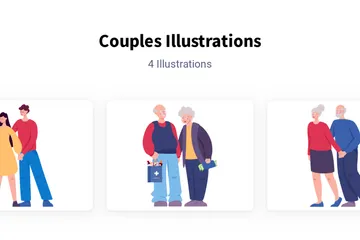 Parejas Paquete de Ilustraciones