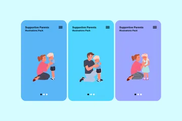 Parents solidaires Illustration Pack