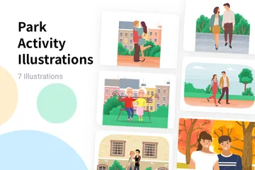 Park Activity Illustration Pack