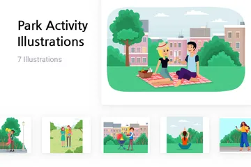 Park Activity Illustration Pack