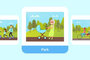 Park Illustration Pack