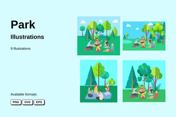 Park Illustration Pack