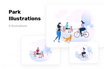 Park Illustration Pack