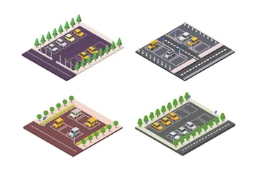 Parking Illustration Pack