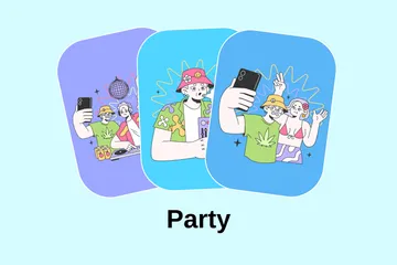 Party Illustrationspack