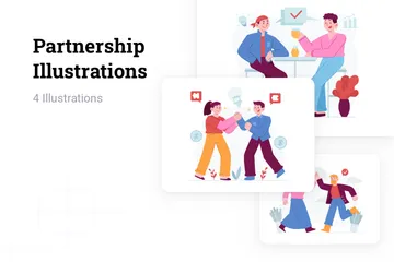 Partnership Illustration Pack