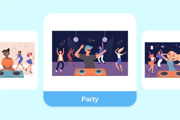 Party Illustration Pack