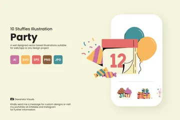 Party Illustration Pack