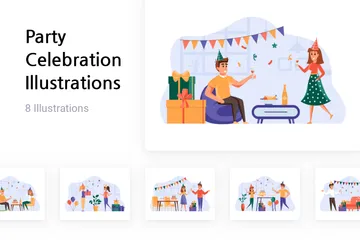 Party Celebration Illustration Pack