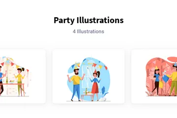 Party Illustration Pack