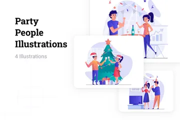 Party People Illustration Pack