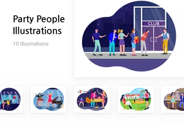 Party People Illustration Pack