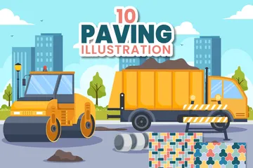 Vecteur de pavage Pack d'Illustrations