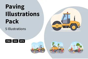 Paving Illustration Pack