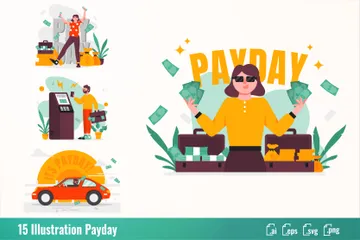 Payday Illustration Pack